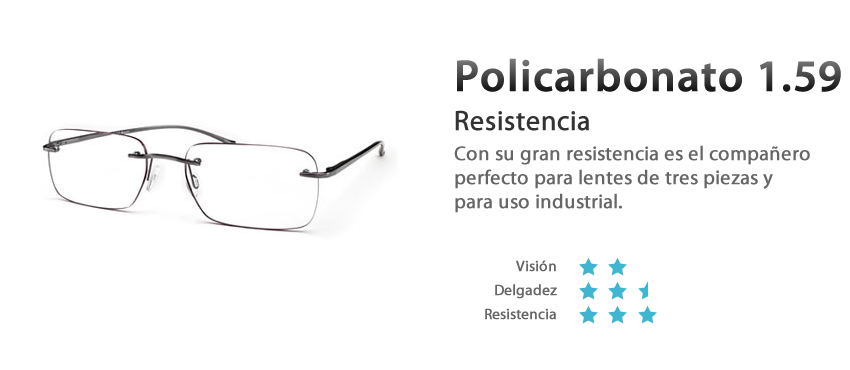 lentes policarbonato resistentes