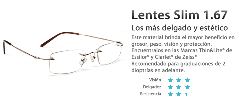 lentes mas delgados